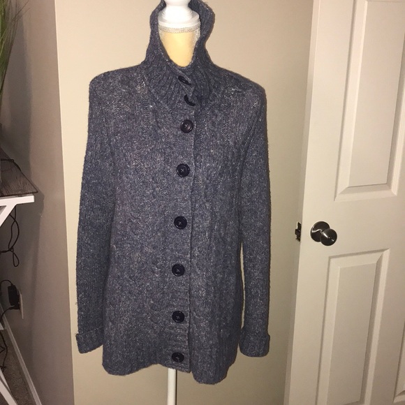 L.L. Bean Sweaters - L.L. BEAN Cable Knit Cardigan Sweater